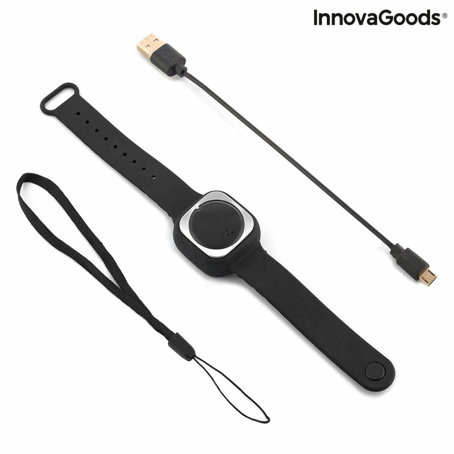 Huishouden InnovaGoods | Ultrasone Anti-Muggenhorloge Wristquitto Innovagoods V0103460