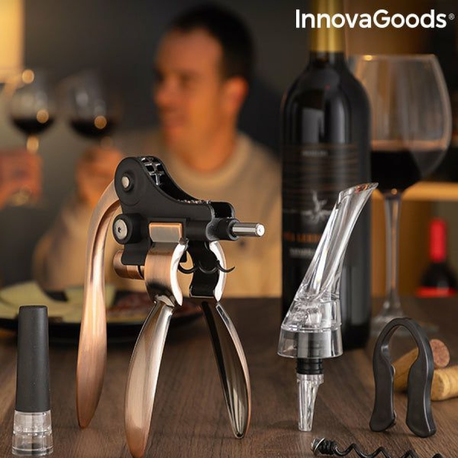 Keuken InnovaGoods | Set Van Wijn Accessoires Servin Innovagoods 5 Onderdelen