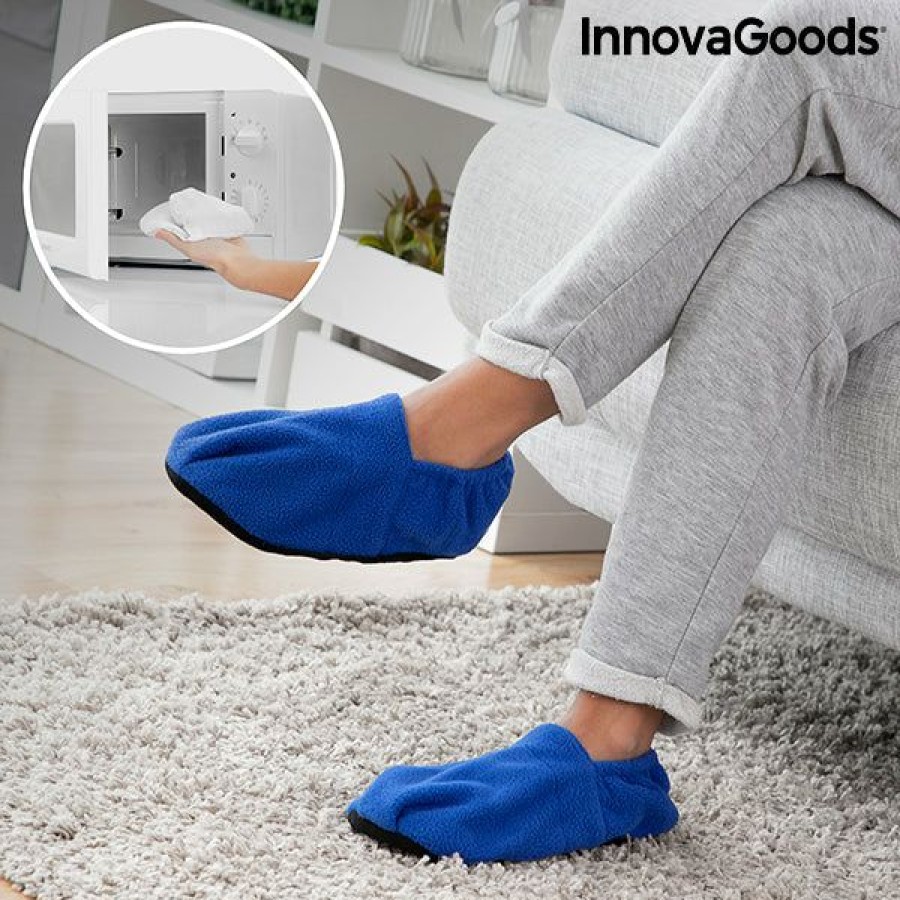 Huishouden InnovaGoods | Verwarde Slippers, Op Te Warmen In De Magnetron Innovagoods