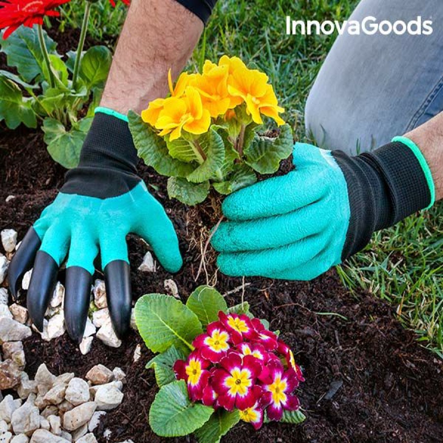 Huishouden InnovaGoods | Tuinhandschoenen Met Klauwen Innovagoods