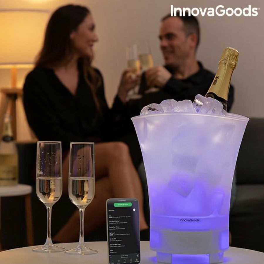 Gadget InnovaGoods | Led Emmer Met Oplaadbare Luidspreker Sonice Innovagoods