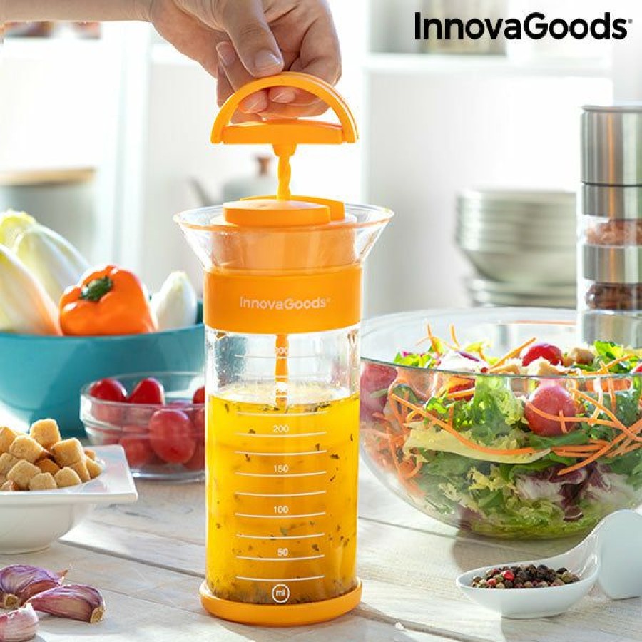 Keuken InnovaGoods | Saus- En Vinaigretteblender Met Recepten Dressix Innovagoods