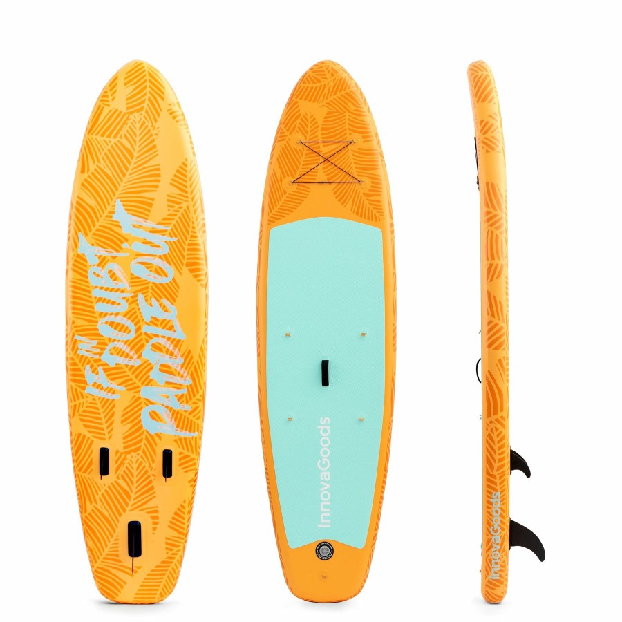 Welzijn InnovaGoods | 2-In-1 Opblaasbaar Sup-Board Met Zitje En Accessoires Siros Innovagoods 10'5" 320 Cm