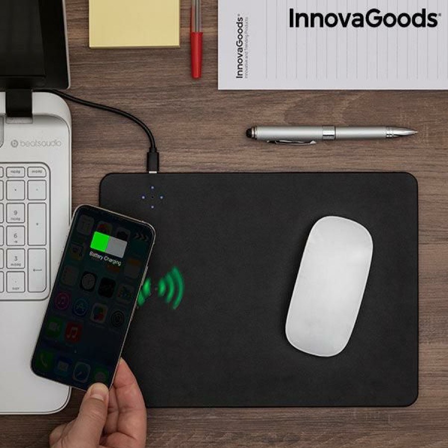 Gadget InnovaGoods | Muismat Met 2-In-1 Draadloos Opladen Padwer Innovagoods