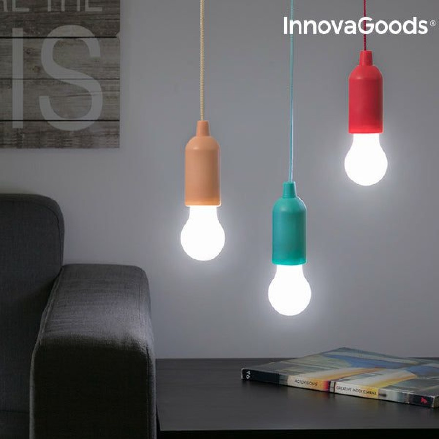 Gadget InnovaGoods | Innovagoods Draagbare Ledlamp Met Koord