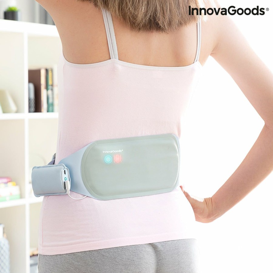 Welzijn InnovaGoods | Oplaadbare Draadloze Massage- En Warmteband Beldisse Innovagoods