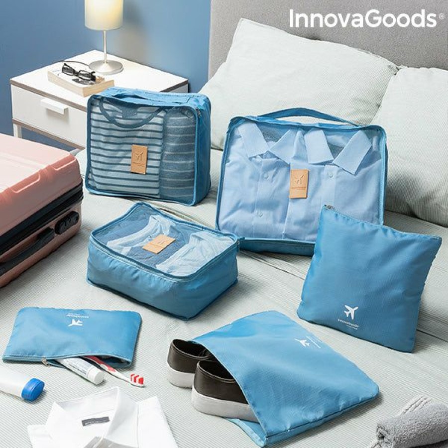 Gadget InnovaGoods | Set Van Organiserende Zakken Voor Koffers Luggan Innovagoods 6 Onderdelen