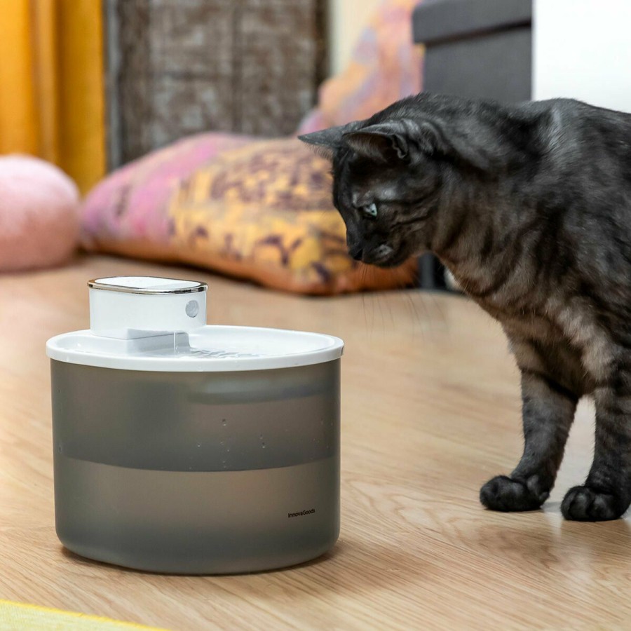 Gadget InnovaGoods | Oplaadbare Waterfontein Met Sensor Voor Katten Refopet Innovagoods