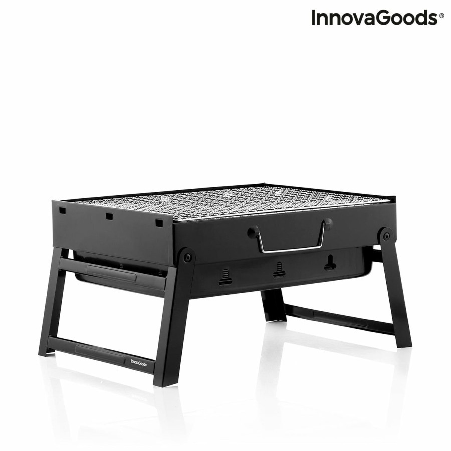 Huishouden InnovaGoods | Opvouwbare Draagbare Barbecue Voor Gebruik Met Houtskool Bearbq Innovagoods