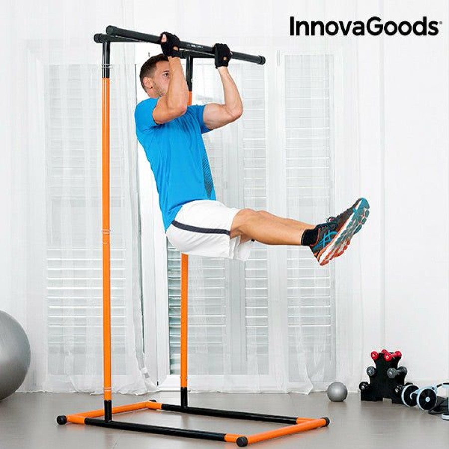 Welzijn InnovaGoods | Pull-Up Fitnessapparaat Met Trainingsgids Innovagoods