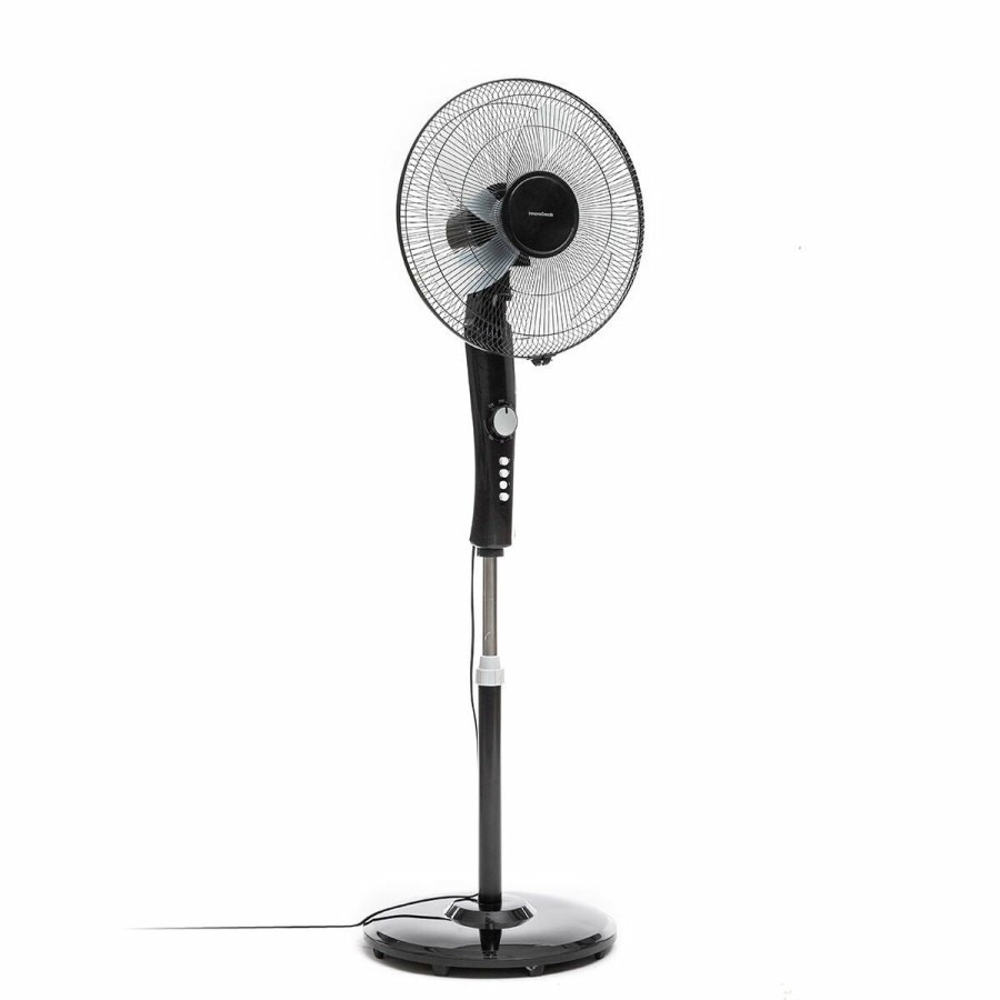 Huishouden InnovaGoods | Staande Ventilator Innovagoods Breezinn Zwart 45 W