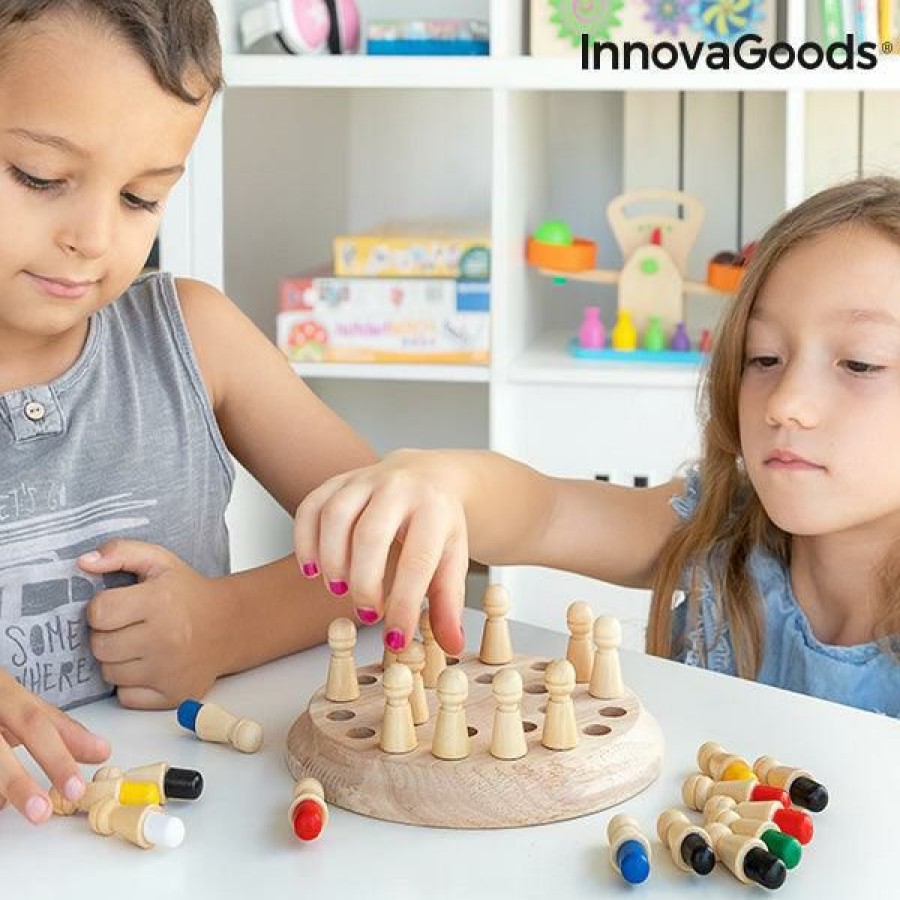 Gadget InnovaGoods | Houten Memory Schaken Taeda Innovagoods 26 Onderdelen