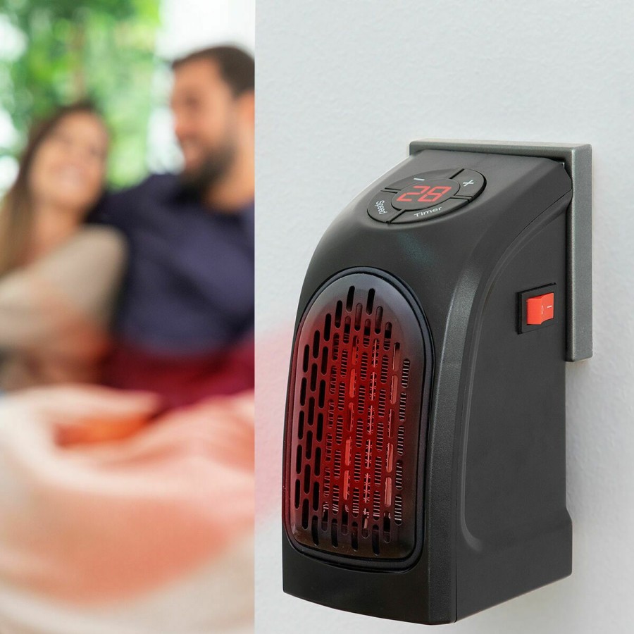 Huishouden InnovaGoods | Draagbaar Minikacheltje Voor In Stopcontact Heatpod Innovagoods 400 W