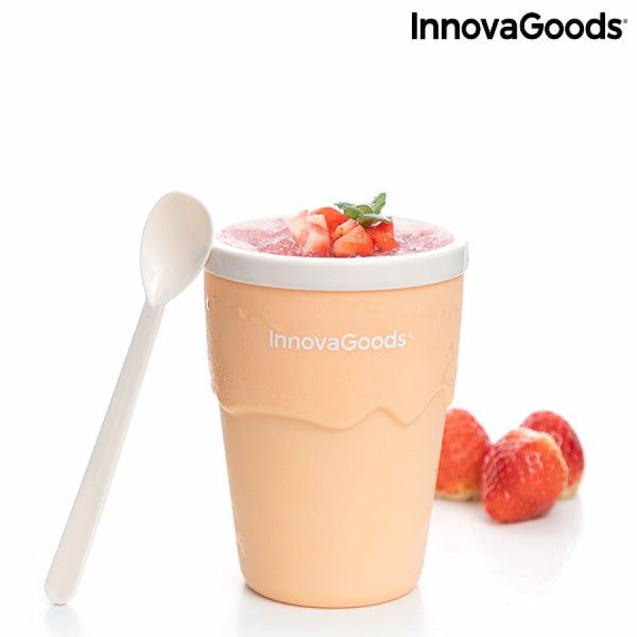 Keuken InnovaGoods | Kop Voor Het Maken Van Ijs En Slushies Met Recepten Frulsh Innovagoods