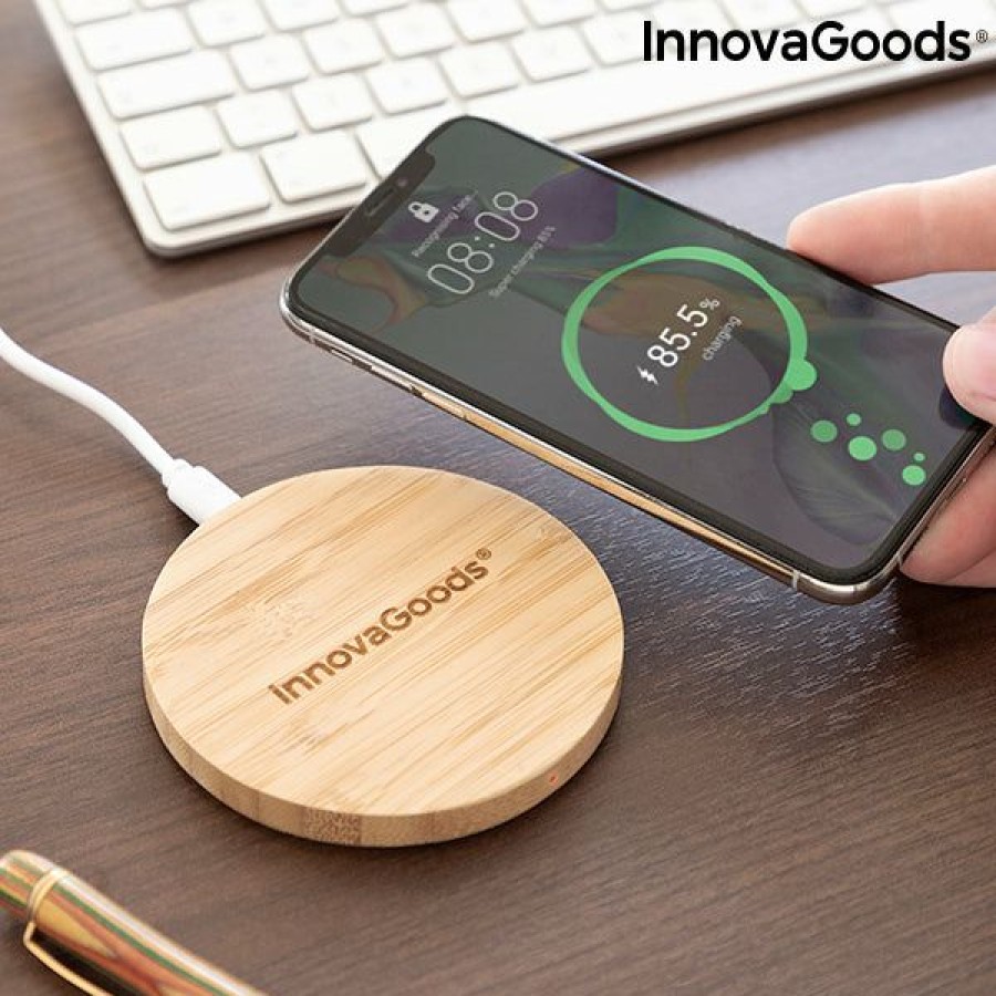 Gadget InnovaGoods | Bamboe Draadloze Oplader Innovagoods