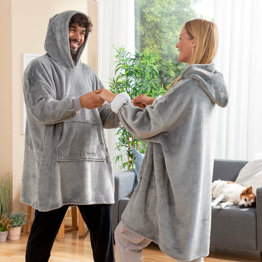 Welzijn InnovaGoods | Oversized Sweatshirt Met Fleece Swug Innovagoods