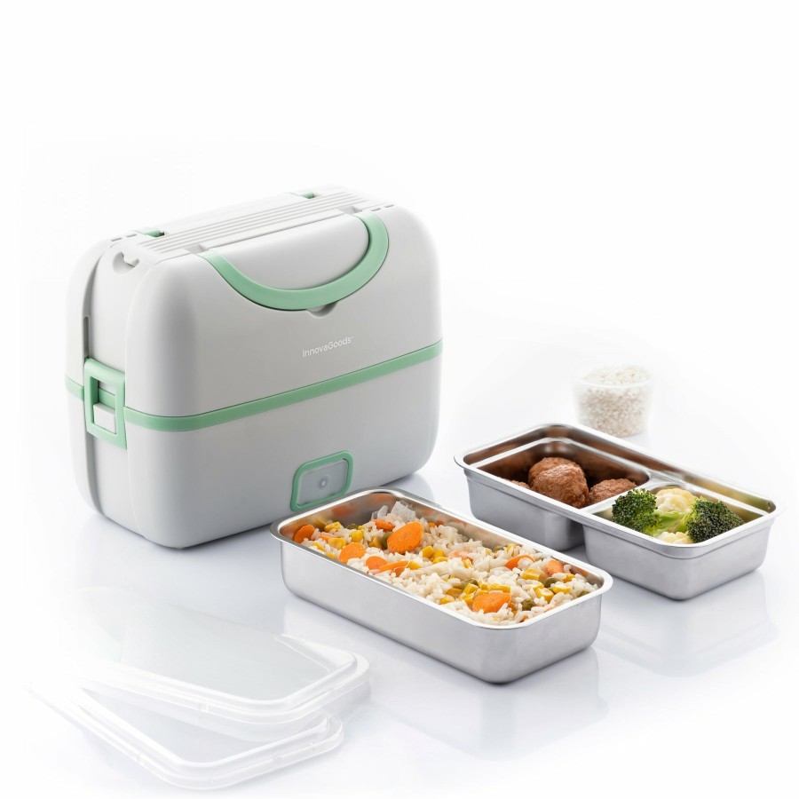 Gadget InnovaGoods | 3-In-1 Elektrische Steamer Lunchtrommel Met Recepten Beneam Innovagoods