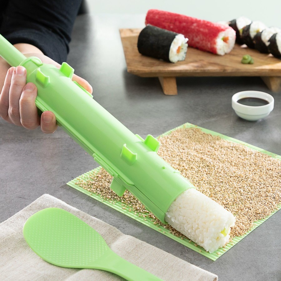 Keuken InnovaGoods | Sushi-Set Met Recepten Suzooka Innovagoods 3 Onderdelen