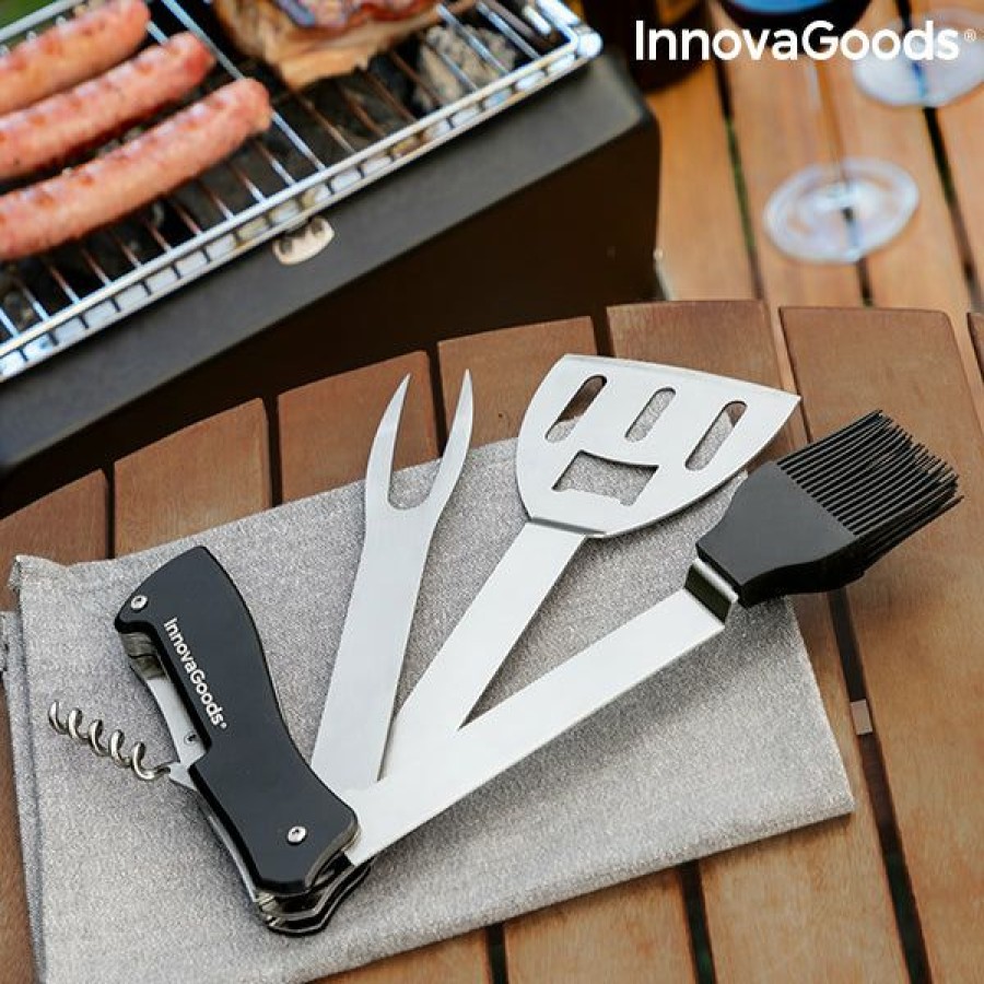 Keuken InnovaGoods | 5-In-1 Set Met Barbecuebenodigdheden Bbkit Innovagoods