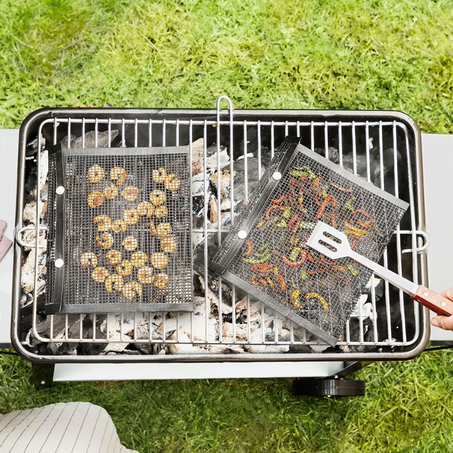 Keuken InnovaGoods | Mesh Tassen Voor Barbecue Bbqnet Innovagoods (Set Van 2)