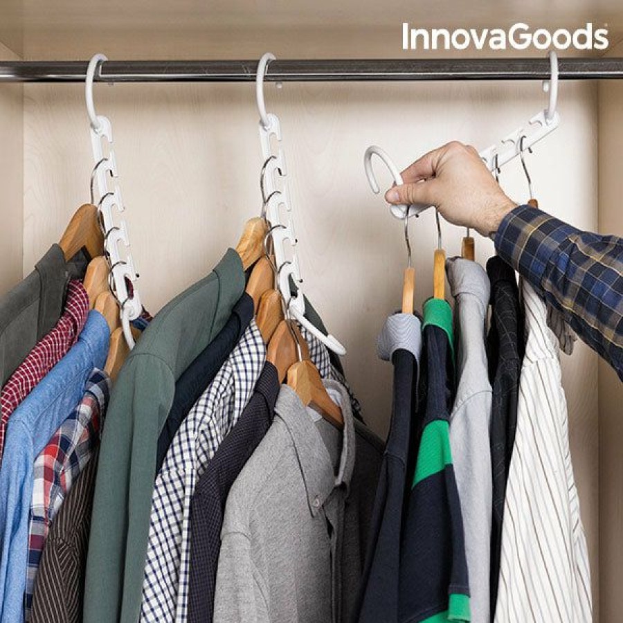 Huishouden InnovaGoods | Kleding Organizer Voor 40 Items Plusrobe Innovagoods 24 Onderdelen