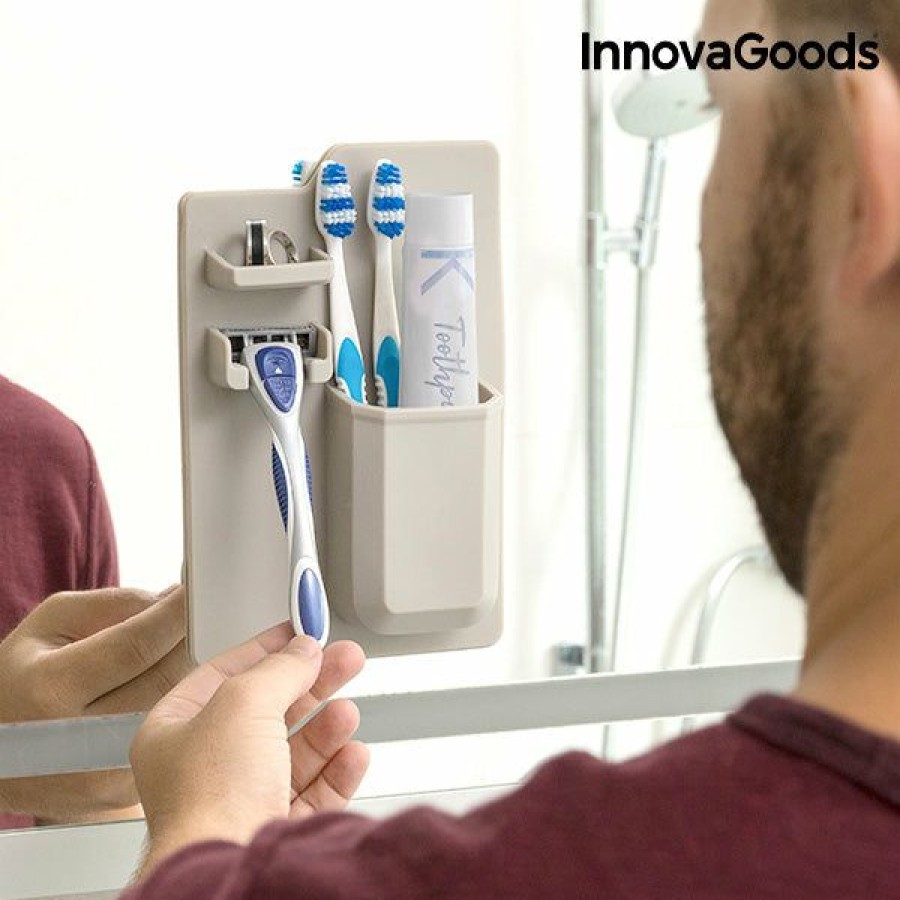 Huishouden InnovaGoods | Innovagoods Siliconen Toiletartikelen Organizer