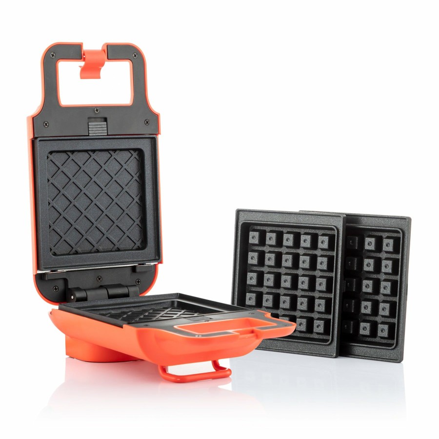 Keuken InnovaGoods | 2-In-1 Wafel- En Sandwichmaker Met Recepten Wafflicher Innovagoods